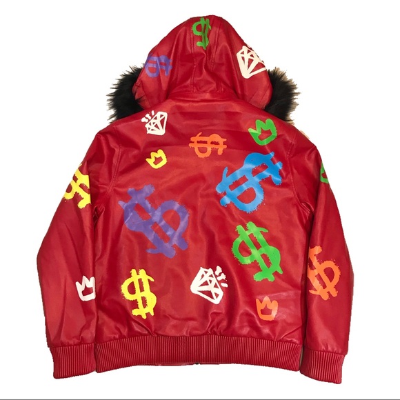 Men’s “Dollar Sign” Jacket. Medium, Large, and XL. - Picture 2 of 6